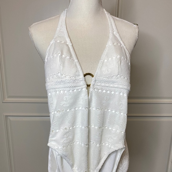 LETARTE SWIMWEAR LACE ONE PIECE SMALL - Picture 1 of 5